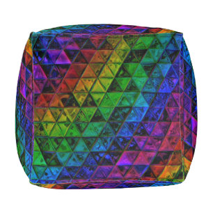 Pride Glass Pouf