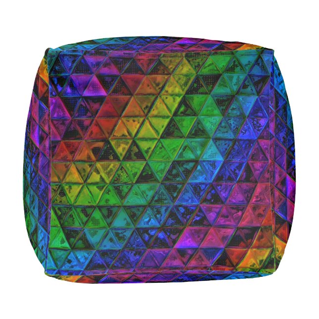 Pride Glass  Pouf (Bottom)