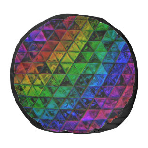 Pride Glass Pouf