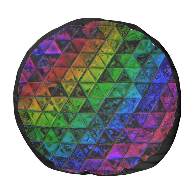 Pride Glass  Pouf (Bottom)
