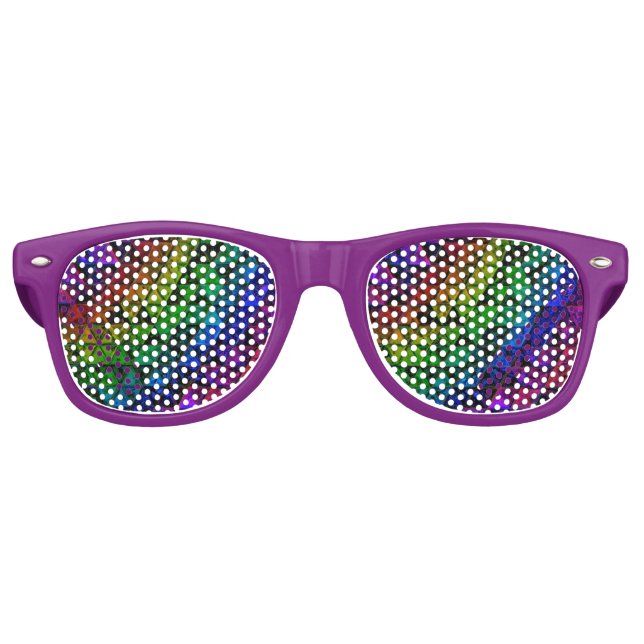 Pride Glass  Retro Sunglasses (Front)