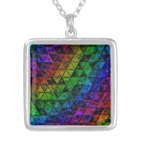 Pride Glass  Silver Plated Necklace