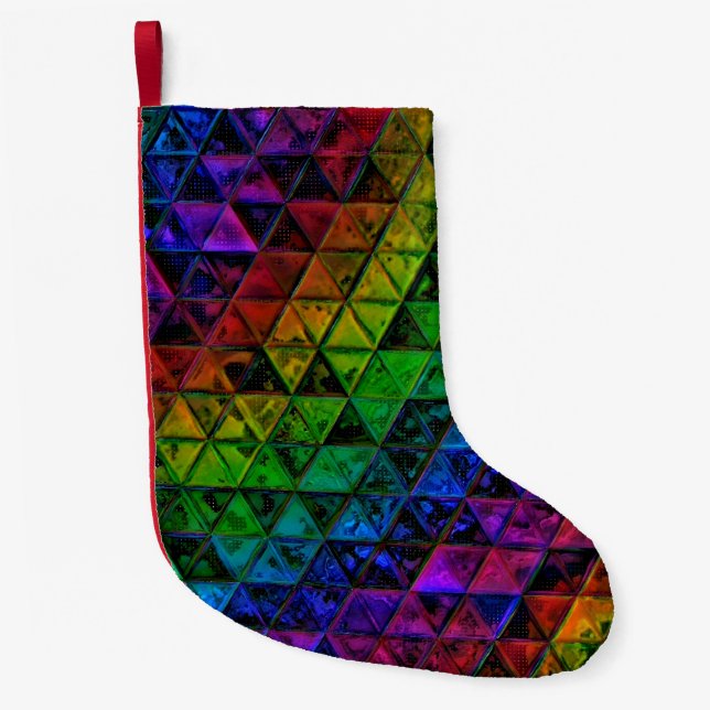 Pride Glass  Small Christmas Stocking (Front)