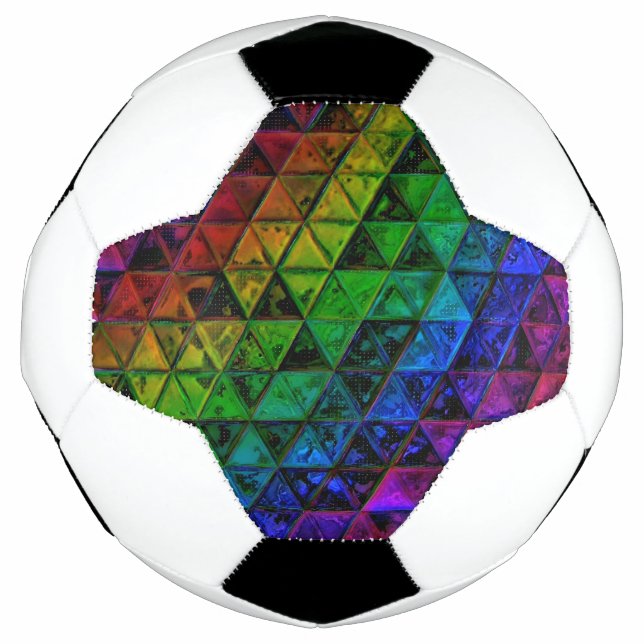 Pride Glass  Soccer Ball (Front)