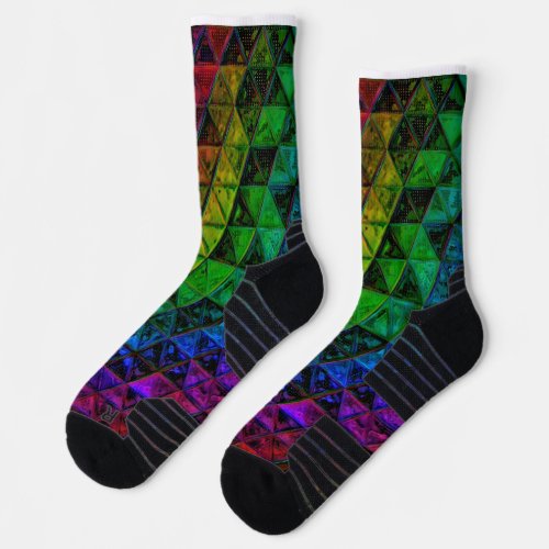 Pride Glass  Socks