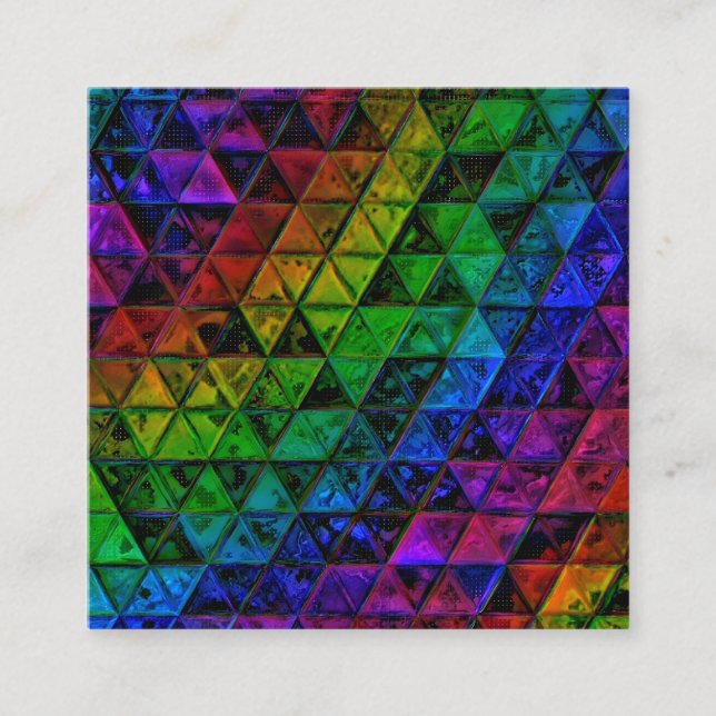 Pride Glass  Square Business Card (Front)