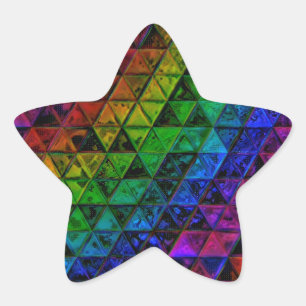 Pride Glass  Star Sticker