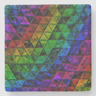 Pride Glass  Stone Coaster