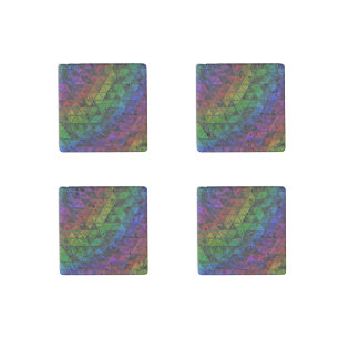 Pride Glass  Stone Magnet