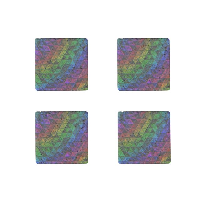 Pride Glass  Stone Magnet (Front)