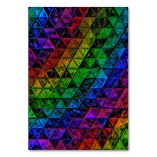 Pride Glass Table Card