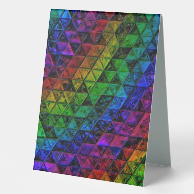 Pride Glass  Table Tent (Front)