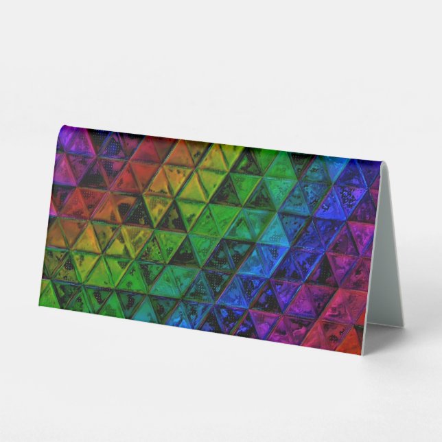 Pride Glass  Table Tent (Front)