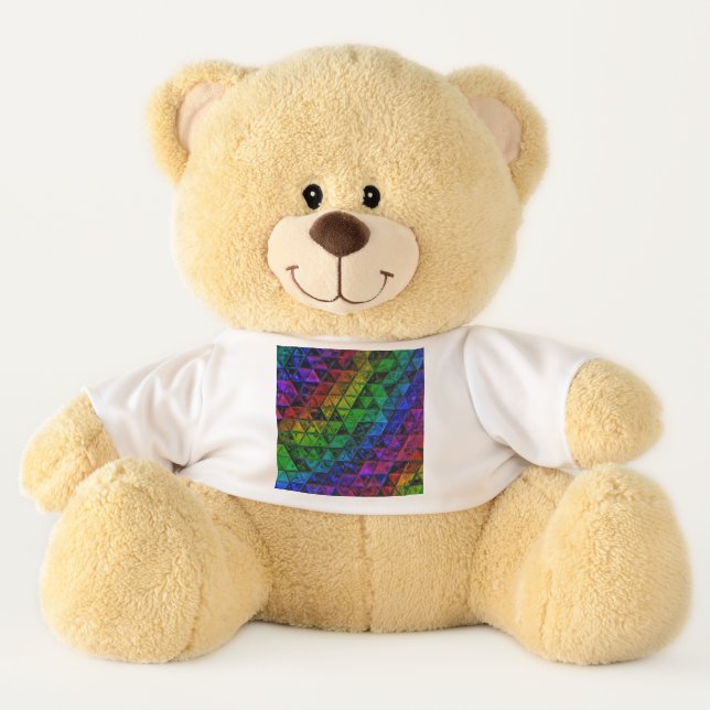 Pride Glass  Teddy Bear (Front)
