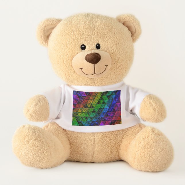 Pride Glass  Teddy Bear (Front)
