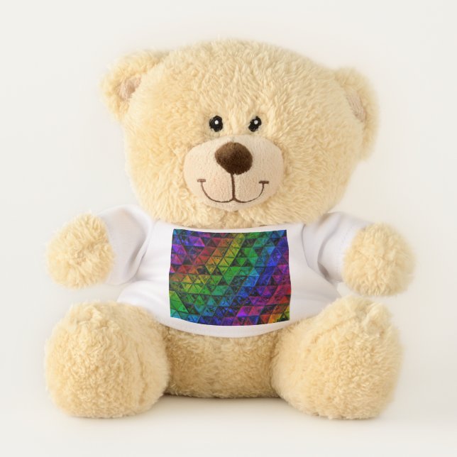Pride Glass  Teddy Bear (Front)