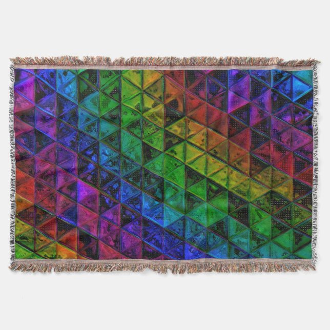 Pride Glass  Throw Blanket (Front)
