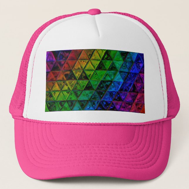 Pride Glass  Trucker Hat (Front)