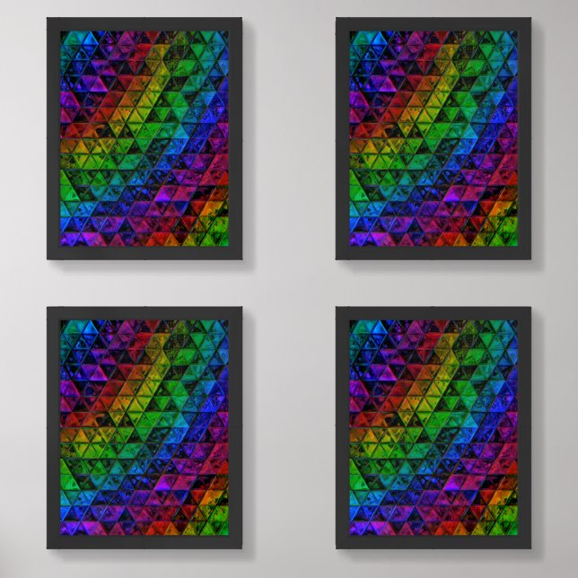 Pride Glass  Wall Art Sets (Front)
