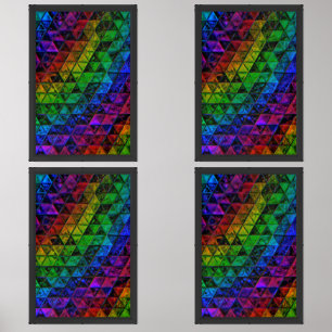 Pride Glass  Wall Art Sets