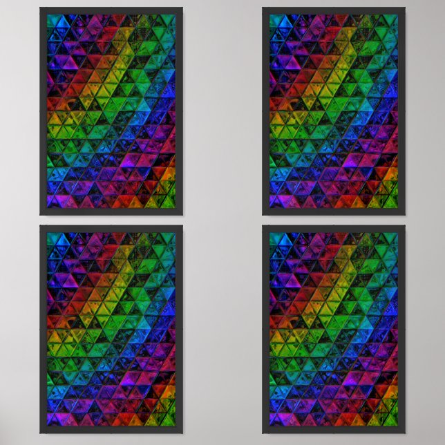 Pride Glass  Wall Art Sets (Front)