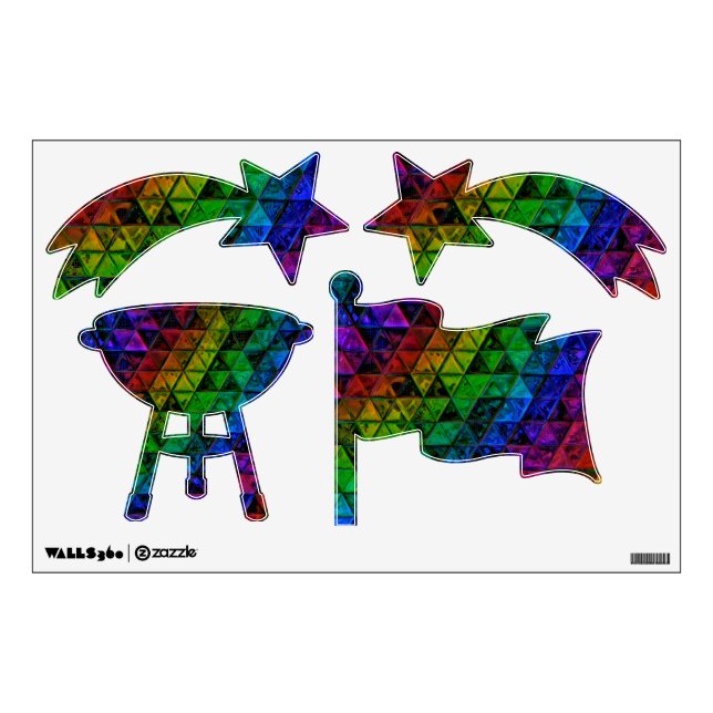 Pride Glass  Wall Decal (Front)