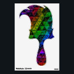 Pride Glass  Wall Decal<br><div class="desc">Thank you for checking out my design. Follow my art on Instagram @MRNStudios or ko-fi.com/MRNStudios</div>