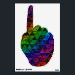 Pride Glass  Wall Decal<br><div class="desc">Thank you for checking out my design. Follow my art on Instagram @MRNStudios or ko-fi.com/MRNStudios</div>