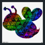 Pride Glass  Wall Decal<br><div class="desc">Thank you for checking out my design. Follow my art on Instagram @MRNStudios or ko-fi.com/MRNStudios</div>