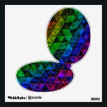 Pride Glass  Wall Decal<br><div class="desc">Thank you for checking out my design. Follow my art on Instagram @MRNStudios or ko-fi.com/MRNStudios</div>