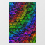 Pride Glass  Wall Decal<br><div class="desc">Thank you for checking out my design. Follow my art on Instagram @MRNStudios or ko-fi.com/MRNStudios</div>