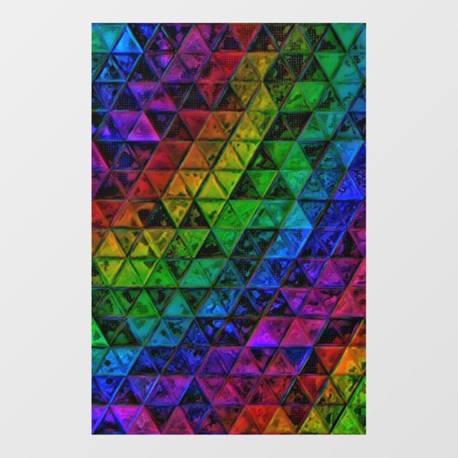 Pride Glass  Wall Decal (Front)