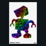 Pride Glass  Wall Decal<br><div class="desc">Thank you for checking out my design. Follow my art on Instagram @MRNStudios or ko-fi.com/MRNStudios</div>