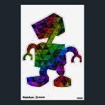 Pride Glass  Wall Decal<br><div class="desc">Thank you for checking out my design. Follow my art on Instagram @MRNStudios or ko-fi.com/MRNStudios</div>