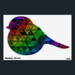 Pride Glass  Wall Decal<br><div class="desc">Thank you for checking out my design. Follow my art on Instagram @MRNStudios or ko-fi.com/MRNStudios</div>