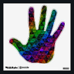 Pride Glass  Wall Decal<br><div class="desc">Thank you for checking out my design. Follow my art on Instagram @MRNStudios or ko-fi.com/MRNStudios</div>