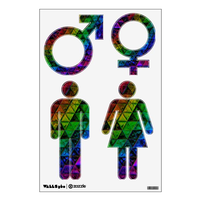 Pride Glass  Wall Decal (Front)