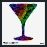 Pride Glass  Wall Decal<br><div class="desc">Thank you for checking out my design. Follow my art on Instagram @MRNStudios or ko-fi.com/MRNStudios</div>