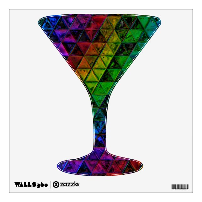 Pride Glass  Wall Decal (Front)