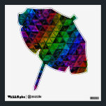 Pride Glass  Wall Decal<br><div class="desc">Thank you for checking out my design. Follow my art on Instagram @MRNStudios or ko-fi.com/MRNStudios</div>