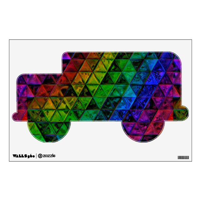 Pride Glass  Wall Decal (Front)