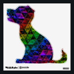 Pride Glass  Wall Decal<br><div class="desc">Thank you for checking out my design. Follow my art on Instagram @MRNStudios or ko-fi.com/MRNStudios</div>