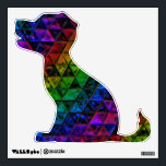 Pride Glass  Wall Decal<br><div class="desc">Thank you for checking out my design. Follow my art on Instagram @MRNStudios or ko-fi.com/MRNStudios</div>