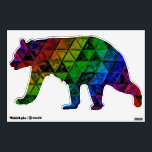 Pride Glass  Wall Decal<br><div class="desc">Thank you for checking out my design. Follow my art on Instagram @MRNStudios or ko-fi.com/MRNStudios</div>