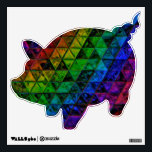 Pride Glass  Wall Decal<br><div class="desc">Thank you for checking out my design. Follow my art on Instagram @MRNStudios or ko-fi.com/MRNStudios</div>