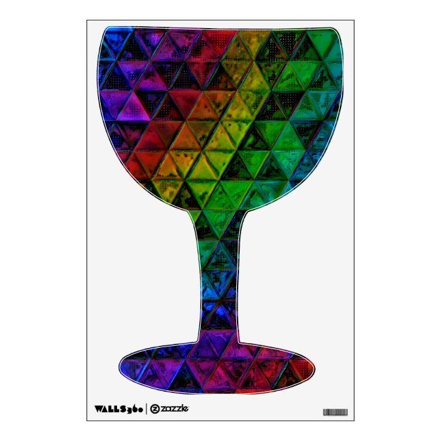 Pride Glass  Wall Decal (Front)