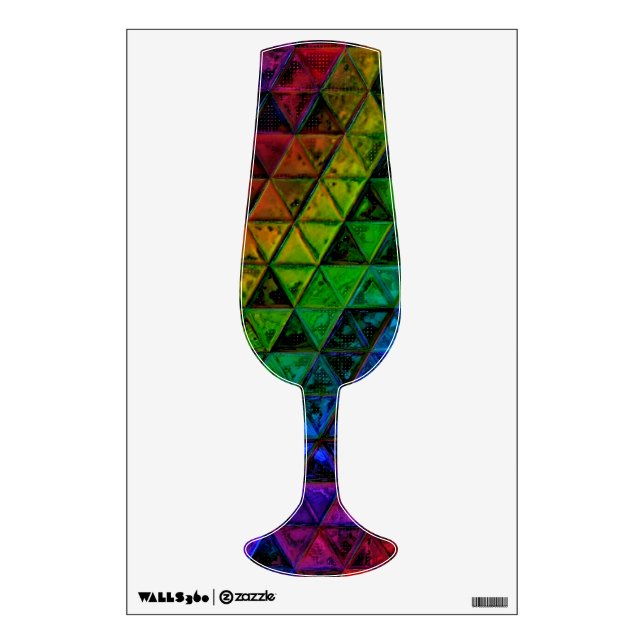 Pride Glass  Wall Decal (Front)