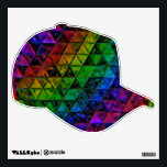 Pride Glass  Wall Decal<br><div class="desc">Thank you for checking out my design. Follow my art on Instagram @MRNStudios or ko-fi.com/MRNStudios</div>