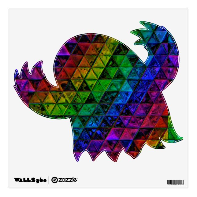 Pride Glass  Wall Decal (Front)