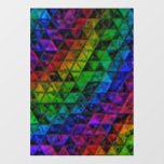 Pride Glass  Wall Decal<br><div class="desc">Thank you for checking out my design. Follow my art on Instagram @MRNStudios or ko-fi.com/MRNStudios</div>